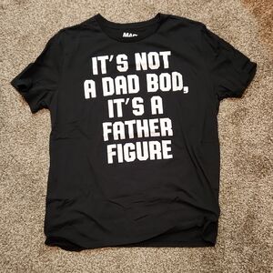 MAD Engine Black 'Father Figure' Graphic Tee